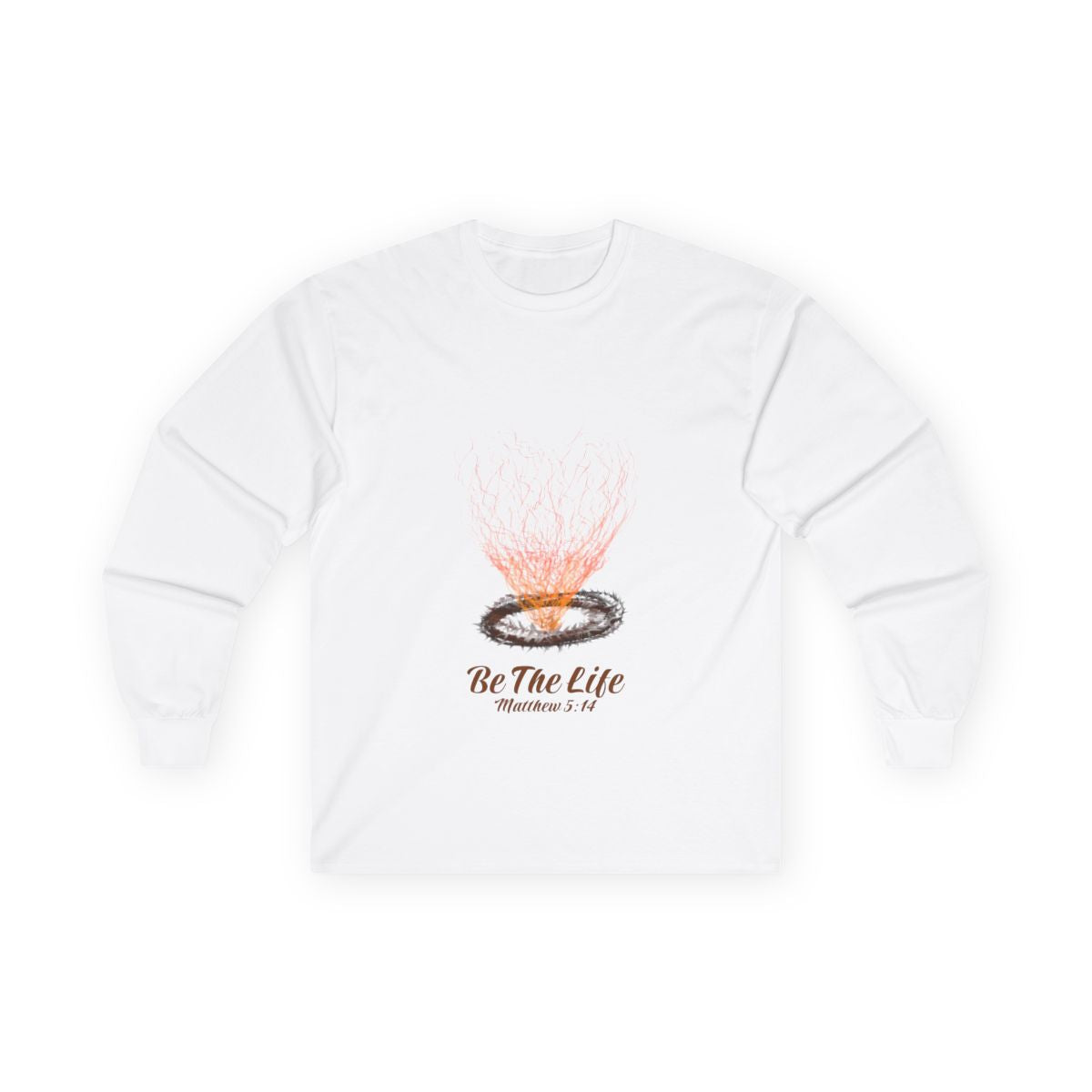 Be The Life Motivational Long Sleeve Shirt - Perfect for Spiritual Gatherings